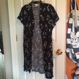 T-shirt button down dress. Ann Taylor Loft.